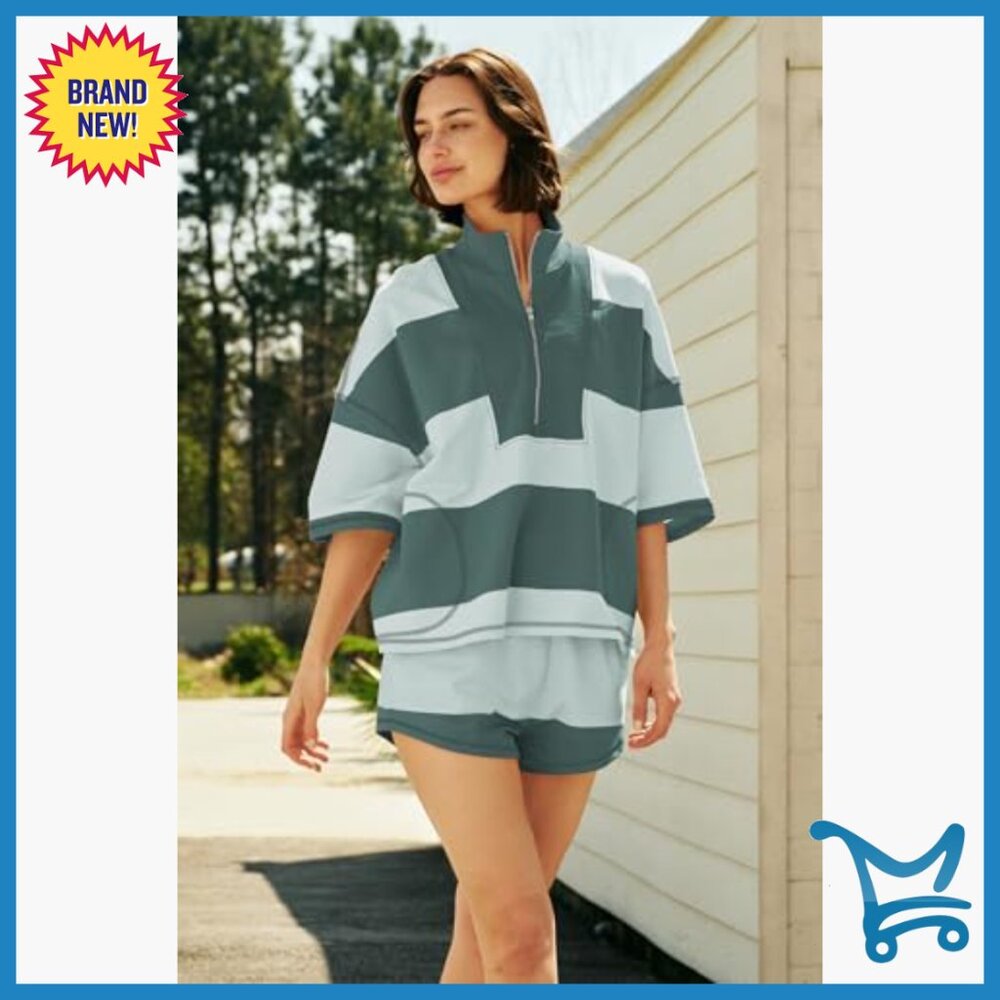 Medium Polyester Blend Workout Set With Pockets, … - image 3